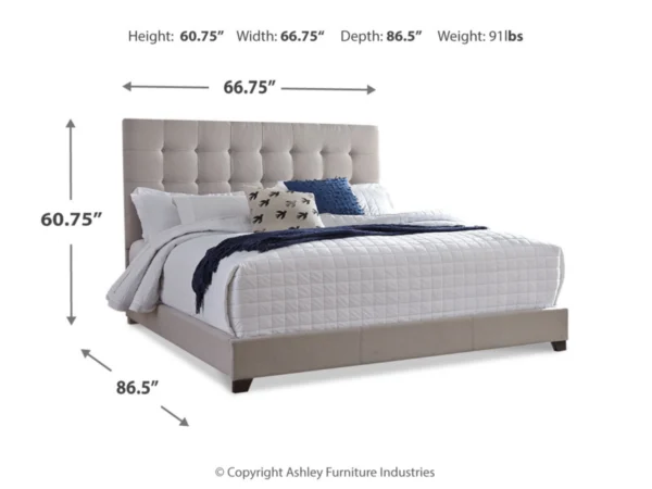 Dolante Queen Upholstered Bed - Image 3