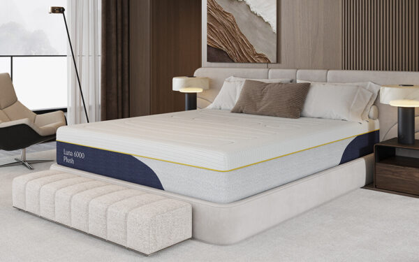 Luna 6000 Plush Gel Memory Pocket Hybrid Mattress