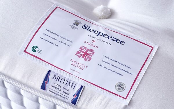 Sleepeezee Perfectly British Strand 1400 Pocket Mattress - Image 3