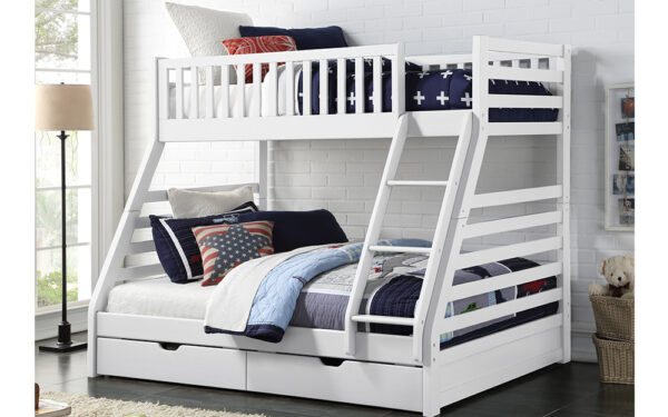 States Wooden Three Sleeper Bunk Bed