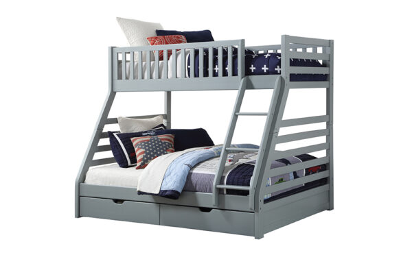 States Wooden Three Sleeper Bunk Bed - Image 3